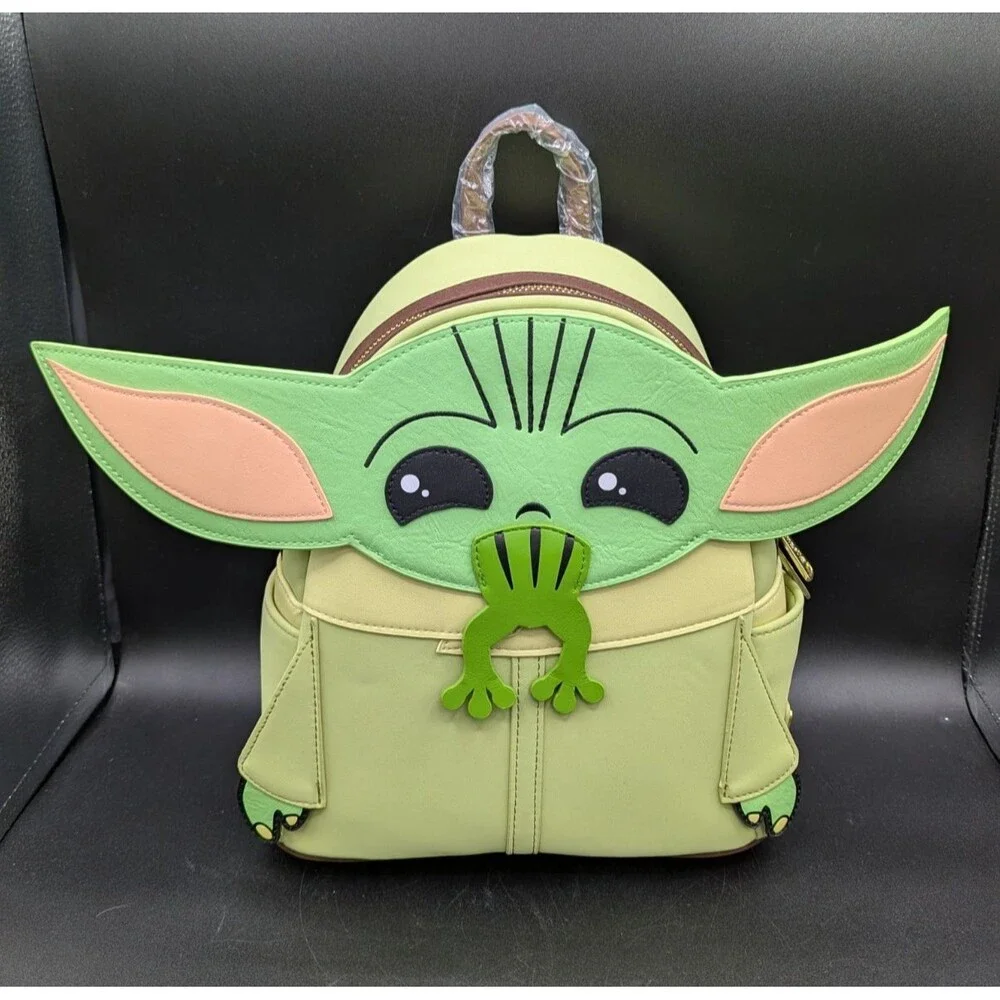 Loungefly Star Wars Grogu Baby Yoda Mandalorian Child Frog Mini Backpack